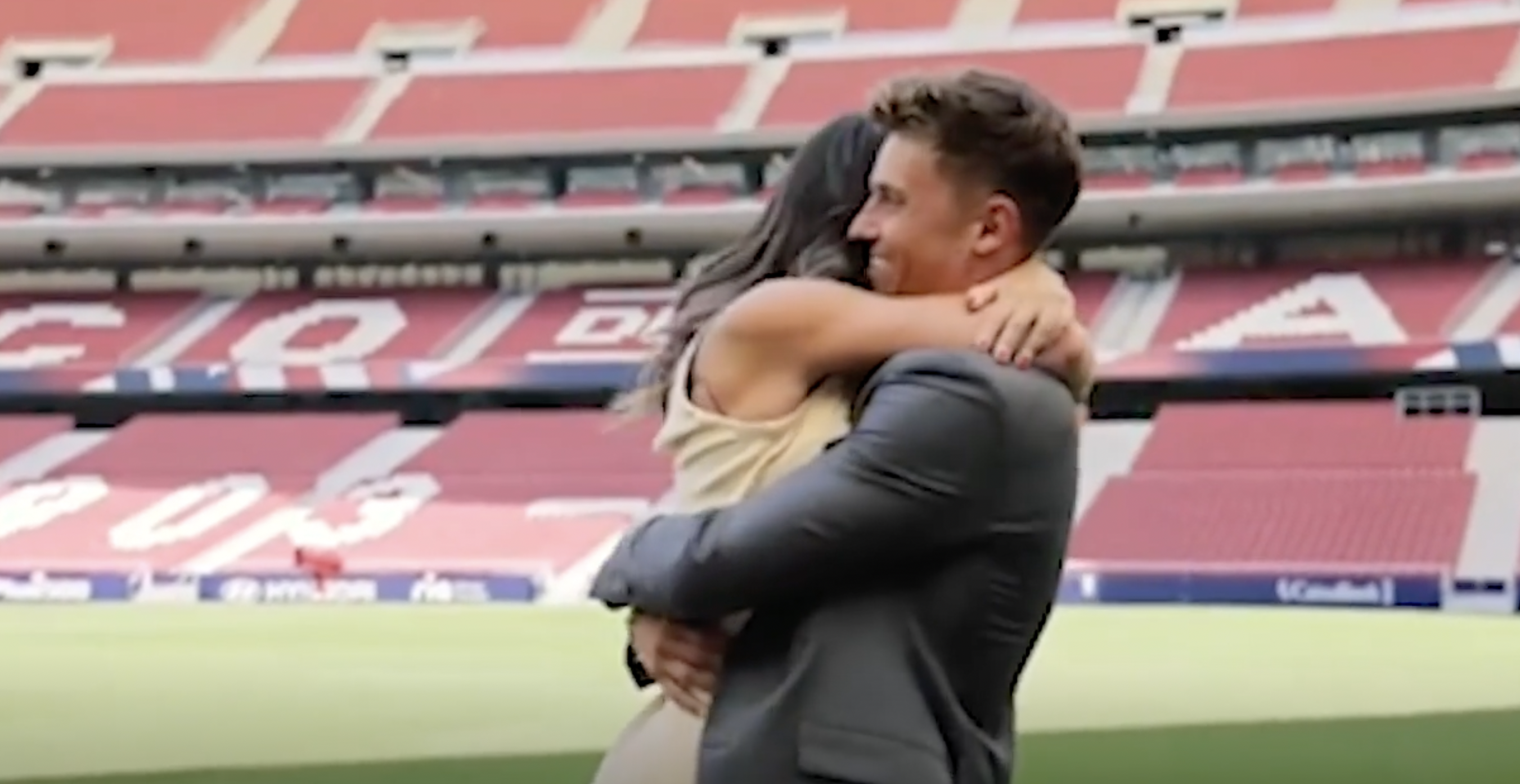 Marcos Llorente hizo su mejor jugada en el Wanda Metropolitano: pidió matrimonio a su novia - Vimarsana News